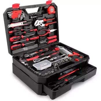 Набор инструментов для домашнего ремонта KingTool из 325 предметов, набор инструментов для ремонта общего дома/автомобиля, ящик для хранения приблизительных предметов с выдвижным ящиком, для общего хозяйства
