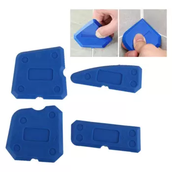 Набор инструментов для герметизации, 4 шт., скребок для силиконовых соединений, для напольной плитки