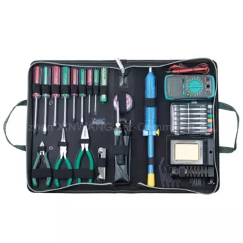 Набор инструментов Pro'skit 1PK-616B-1, набор инструментов для электромонтажа, плоскогубцы, паяльник