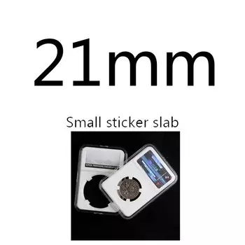 Набор из 10 белых акриловых подставок для монет PCCB