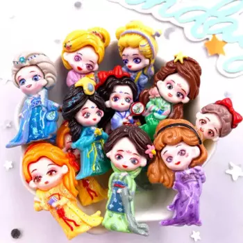 Набор из 10 фигурок принцесс Diy Super Paradise