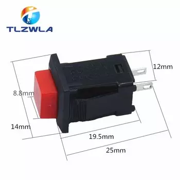 Набор из 10 квадратных мгновенных переключателей TLZWLA