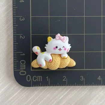 Набор из 10 плоских кабошонов кошки TSXJY