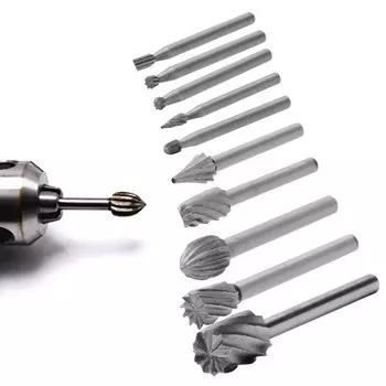 Набор из 10 шлифовальных насадок для гравировального станка