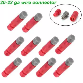 Набор из 10 шт. RED Fit Posi Tap # PTA2022R 20-22 ga проводной разъем БЕЗ РАЗЪЕМ ДЛЯ ЛИНИИ