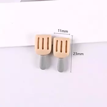 Набор из 10 шт. смоляных вилок и ложек для кукольных домов GRHO