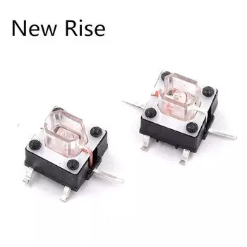 Набор из 10 шт. тактильных переключателей New Rise 6x6x7 мм