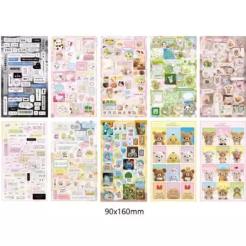 Набор из 10 штук наклеек MINISO