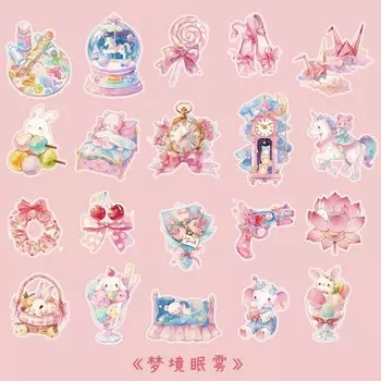 Набор из 10 стикеров Amengguo