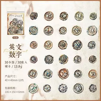 Набор из 30 стикеров Alideco