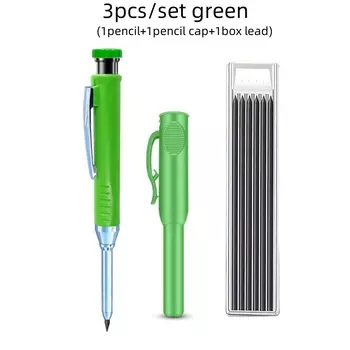 Набор Из 3 Механических Карандашей Для Рисования С Колпачками, Маркеры С Длинным Носом И Глубокими Отверстиями 2