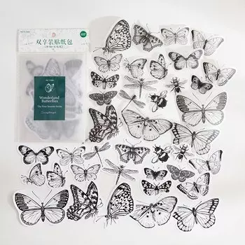 Набор из 40 стикеров Amengguo Four Seasons Secret Kingdom Series