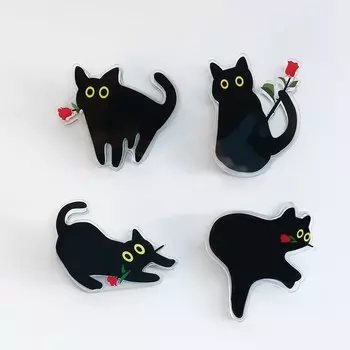 Набор из 4 акриловых зажимов ALLTU