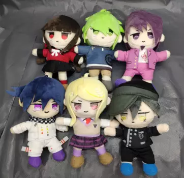 Набор из 6 плюшевых брелоков в стиле аниме Danganronpa V3 Dangan Ronpa Oma Kokichi