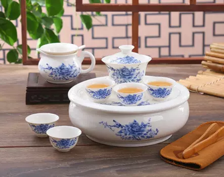 Набор из 8 предметов, мелкий костяной фарфор, чай Gongfu, керамический китайский набор Gaiwan с подносом, фарфоровая церемония кунг-фу, путешествия