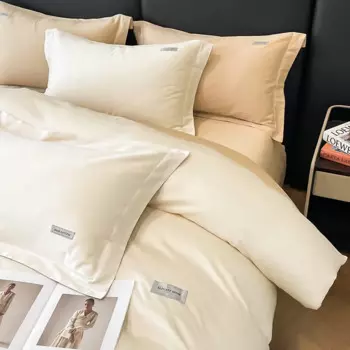 Набор из четырех предметов из длинного степлера из Синьцзяна, 80 нитей, постельное белье и пододеяльник из 100% чистого хлопка, высококачественное покрывало на ощупь