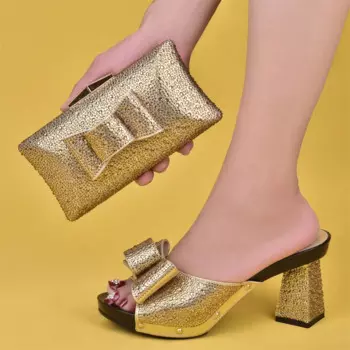 Набор из итальянской обуви и сумочки Doershow для вечерней вечеринки с камнями, итальянские кожаные сумочки, подходит к сумкам! HAS1-22