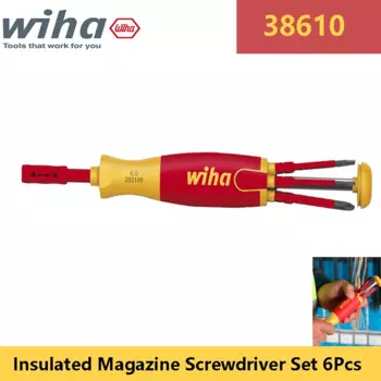 Набор изолированных отверток WIHA 38610, 6 шт., с 6 насадками