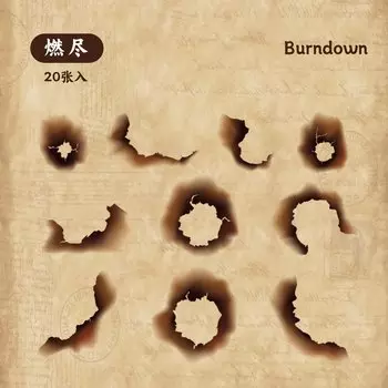 Набор канцелярских наклеек Alideco 20 шт.