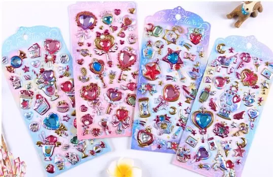 Набор канцелярских наклеек Amengguo