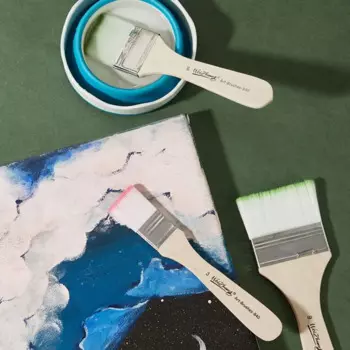 Набор кистей для рисования разных размеров, 12 шт./набор, хорошая Адсорбция пигмента, гибкие кисти, нейлоновая щетка, деревянная ручка