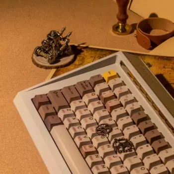 Набор клавишных колпачков ECHOME The эпоха паровых машин, колпачки для клавиатуры под заказ с сублимационной печатью, колпачки для клавиатуры с вишневым профилем для механической клавиатуры