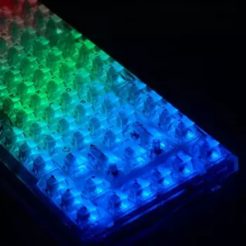 Набор колпачков для клавиш, 135 клавиш, белый, туман, черный цвет, подходит для игровой механической клавиатуры 60/64/84/98/108, MX switch