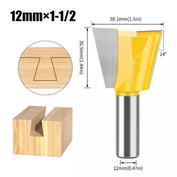 Набор концевых фрез по дереву RCT 6 мм 12 мм