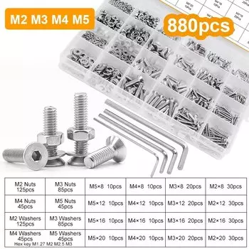 Набор крепежа JUIDINTO из нержавеющей стали