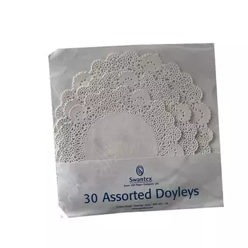 Набор круглых бумажных салфеток 30 шт.