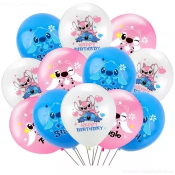 Набор латексных шаров Disney Лilo и Стич 12 дюймов