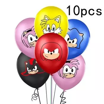 Набор латексных шаров Соник