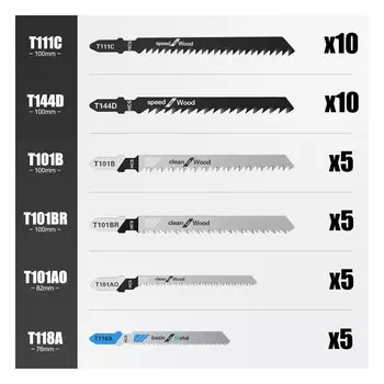 Набор лезвий для пилы JGZUI 40 шт.