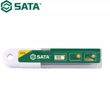 Набор лезвий из 10 титановых ножей SATA 93616, 8 секций, 18x100 мм, материалы, тонкая работа