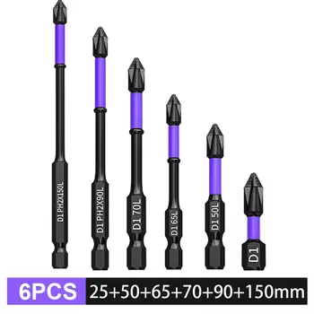 Набор Магнитных Противоударных Ключей D1, Нескользящие Крестовые Отвертки Высокой Твердости