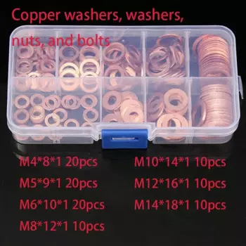 Набор медных шайб XMSJ M2-M14