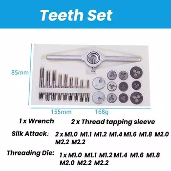 Набор метчиков BongKim для резьбы из быстрорежущей стали 6542