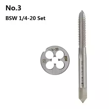 Набор метчиков и плашек XCAN для резьбы BSW