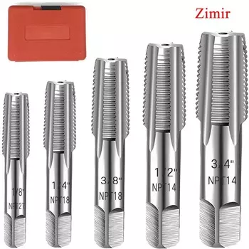 Набор метчиков Zimir NPT 5 шт.