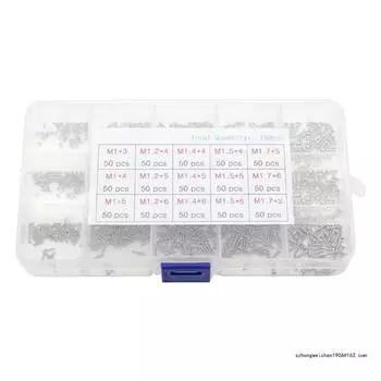 Набор микровинтов OOTDTY из нержавеющей стали