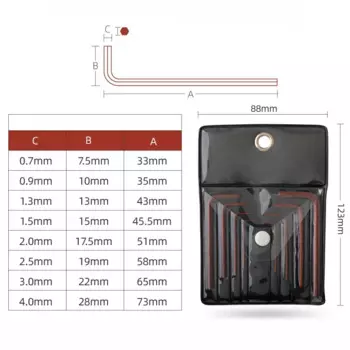 Набор мини-ключей Alikote