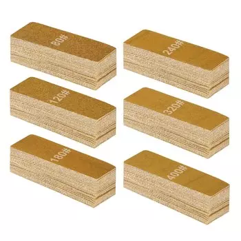 Набор мини-наждачной бумаги VIBRATITE 120 шт., 80/120/180/240/320 зернистости