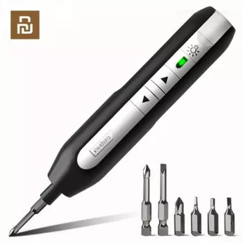 Набор миниатюрных аккумуляторных электрических отверток Xiaomi Deli 3,6 В Type-C, Набор отверток для домашнего ремонта