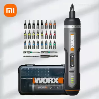 Набор миниатюрных электрических отверток Xiaomi Worx 4 в WX242, умная аккумуляторная электрическая отвертка с USB-зарядкой, набор инструментов для ремонта