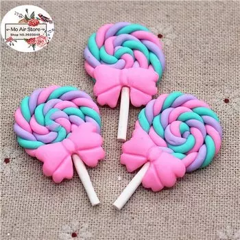 Набор миниатюрных леденцов из полимерной глины Ywbeads 10 шт.