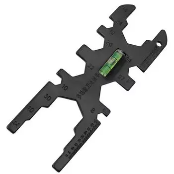 Набор многофункциональных гаечных ключей из высокоуглеродистой стали, 2 вида инструментов для ванной комнаты, кран, водопроводная труба, черный набор инструментов для домашнего ремонта