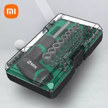 Набор многоугловых отверток Xiaomi SATA, домашний набор насадок для шуруповерта с храповым механизмом, маленький инструмент с ручной отверткой, стальной ремонтный инструмент