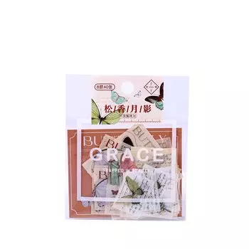 Набор наклеек Alideco 30 шт.