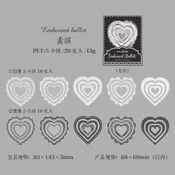 Набор наклеек Alideco для скрапбукинга 40 шт.