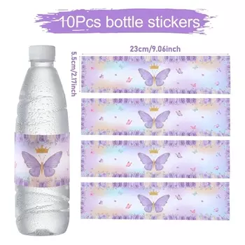 Набор наклеек-бабочек Русалочка